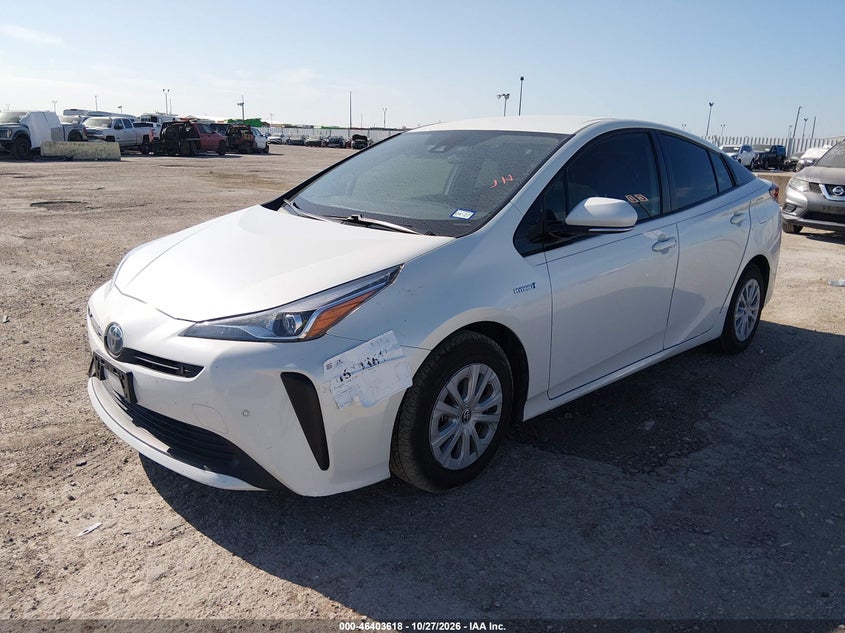 Vin: jtdkarfu9k3082428, lot: 46903976, toyota prius le 20192