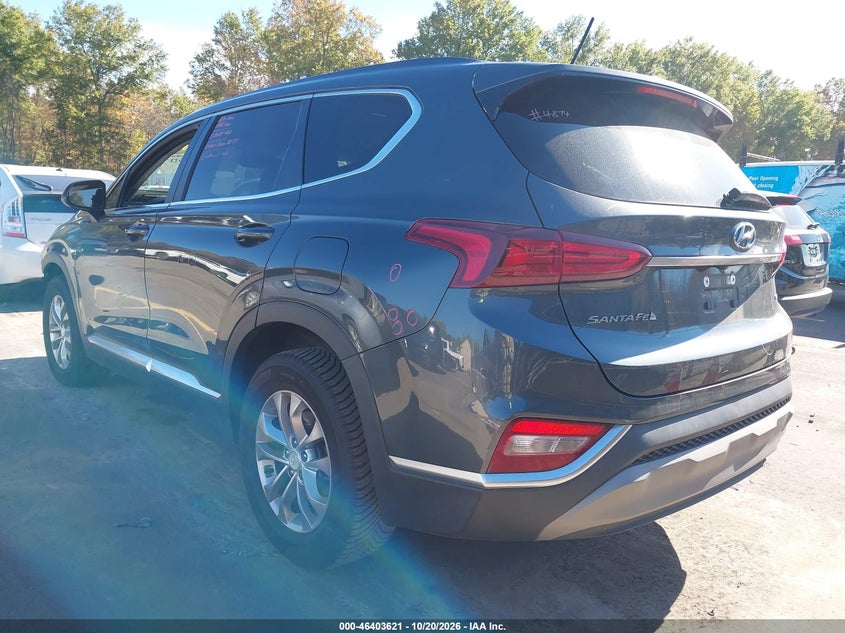 Vin: 5nms2cad7lh243623, lot: 46903979, hyundai santa fe se 20203