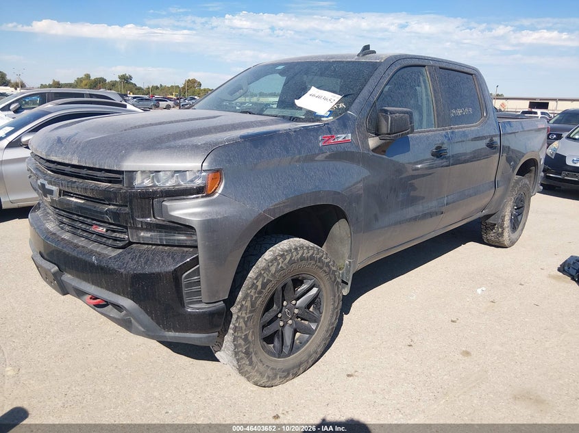 Vin: 1gcpyfed3kz308929, lot: 46904010, chevrolet silverado 1500 lt trail boss 20192