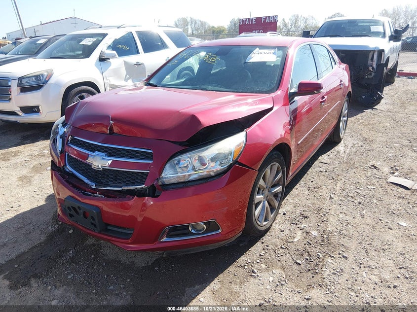 2013 Chevrolet Malibu 2Lt, Удар спереди, IAAI, VIN 1G11E5SAXDF155305 — фото 2