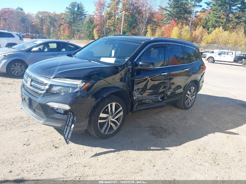 Vin: 5fnyf6h96gb060724, lot: 46904079, honda pilot touring 20162