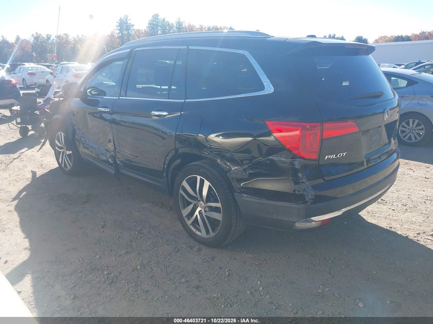 Vin: 5fnyf6h96gb060724, lot: 46904079, honda pilot touring 20163