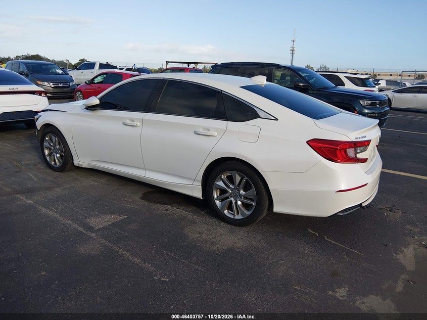 Vin: 1hgcv1f11ka103009, lot: 46904115, honda accord lx 20193