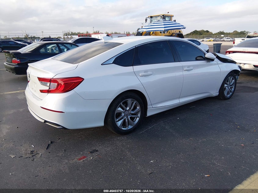 Vin: 1hgcv1f11ka103009, lot: 46904115, honda accord lx 20194
