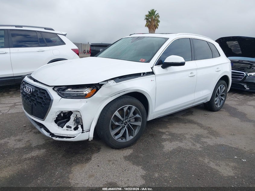 Vin: wa1eaafy6r2049088, lot: 46904124, audi q5 premium plus 45 tfsi s line quattro 20242