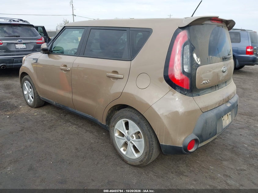Vin: kndjn2a2xe7022667, lot: 46904152, kia soul 20143