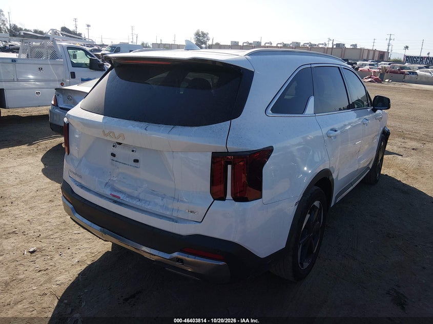 Vin: kndrh4jg7s5410660, lot: 46904172, kia sorento hybrid ex 20254