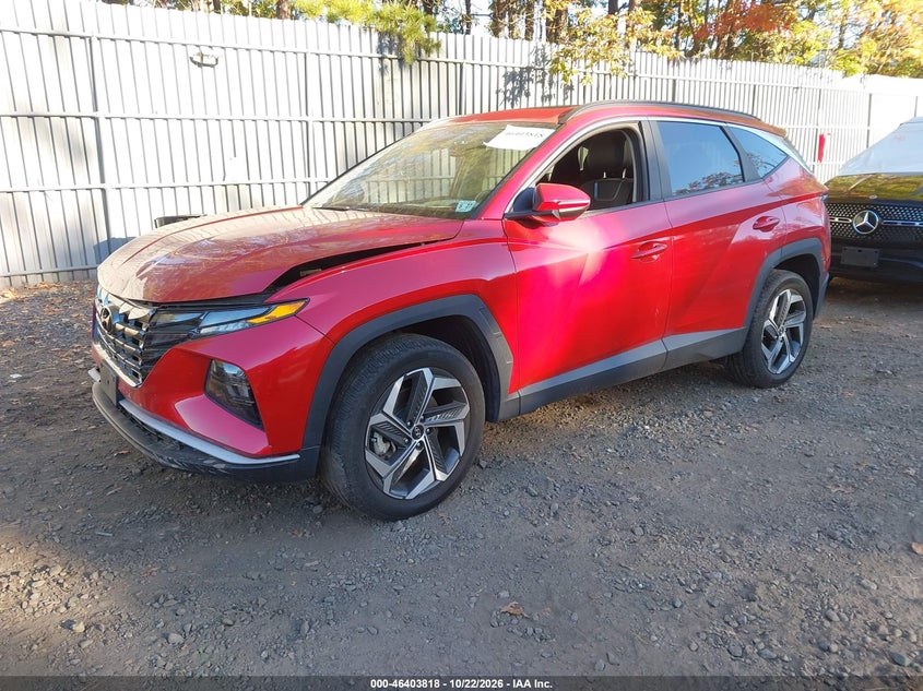 2022 Hyundai Tucson Sel, Неизвестно, IAAI, VIN 5NMJCCAE7NH121851 — фото 2