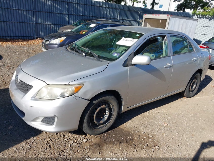 2009 Toyota Corolla Le, Обычный износ, IAAI, VIN 2T1BU40E29C152333 — фото 2