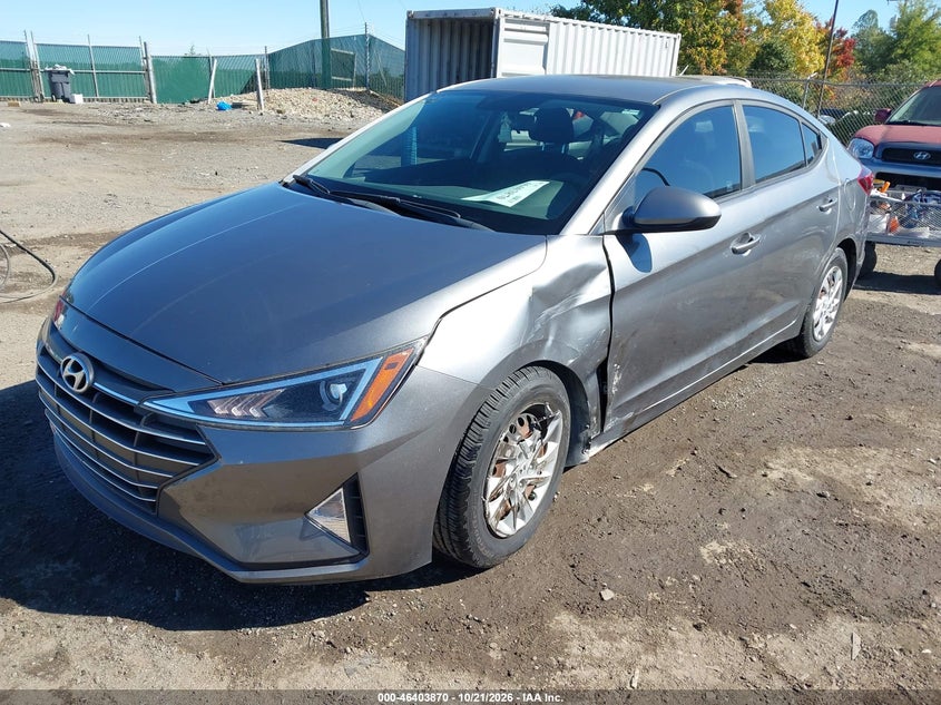 2019 Hyundai Elantra Se, Левый бок, IAAI, VIN 5NPD74LF6KH406973 — фото 2