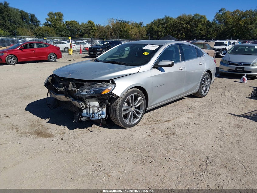 2022 Chevrolet Malibu Fwd Lt, Front End, IAAI, VIN 1G1ZD5ST1NF172504 — photo 2