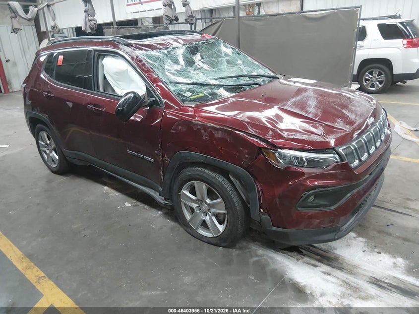 Vin: 3c4njcbb9nt218046, lot: 46904314, jeep compass latitude fwd 2022 img_1