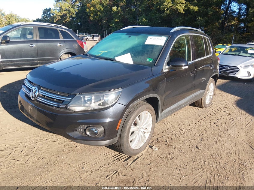 2012 Volkswagen Tiguan Se, Обычный износ, IAAI, VIN WVGAV7AX8CW536105 — фото 2