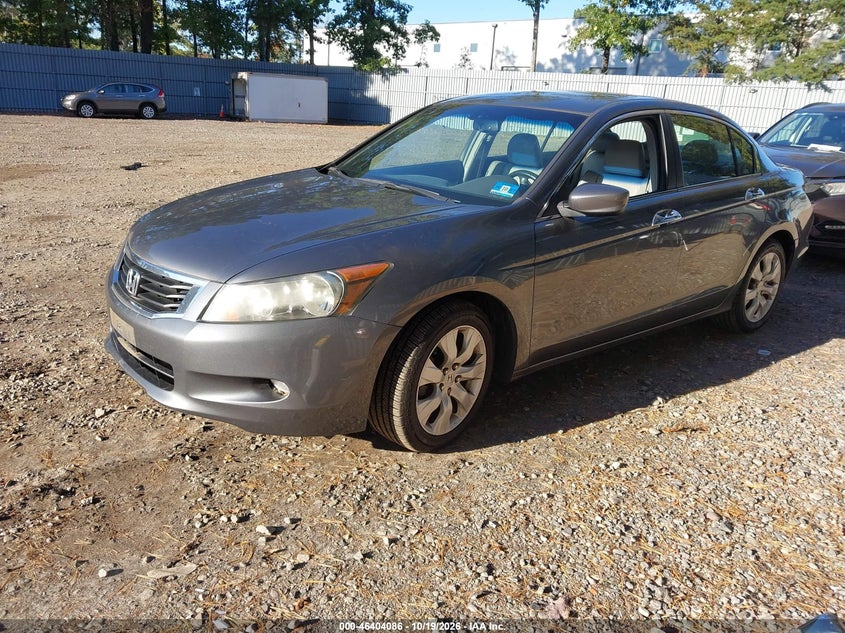 2008 Honda Accord 3.5 Ex-L, Удар сзади, IAAI, VIN 1HGCP36888A014677 — фото 2