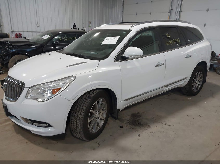 Vin: 5gakvbkd9gj254155, lot: 46904451, buick enclave leather 20162