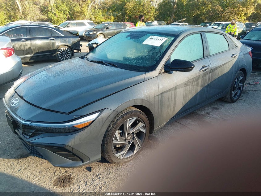 Vin: kmhlm4dg8su083278, lot: 46904469, hyundai elantra sel sport 20252
