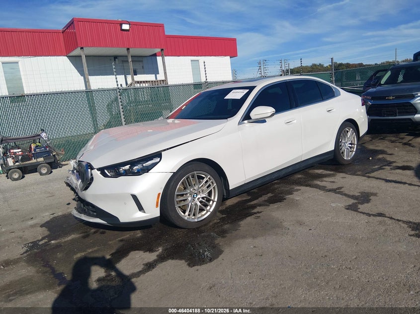 2024 BMW 530I xDrive, Front End, IAAI, VIN WBA53FJ02RCR50125 — photo 2