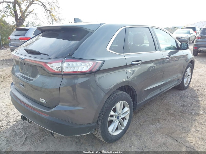 Vin: 2fmpk4j92hbc08805, lot: 46904552, ford edge sel 20174