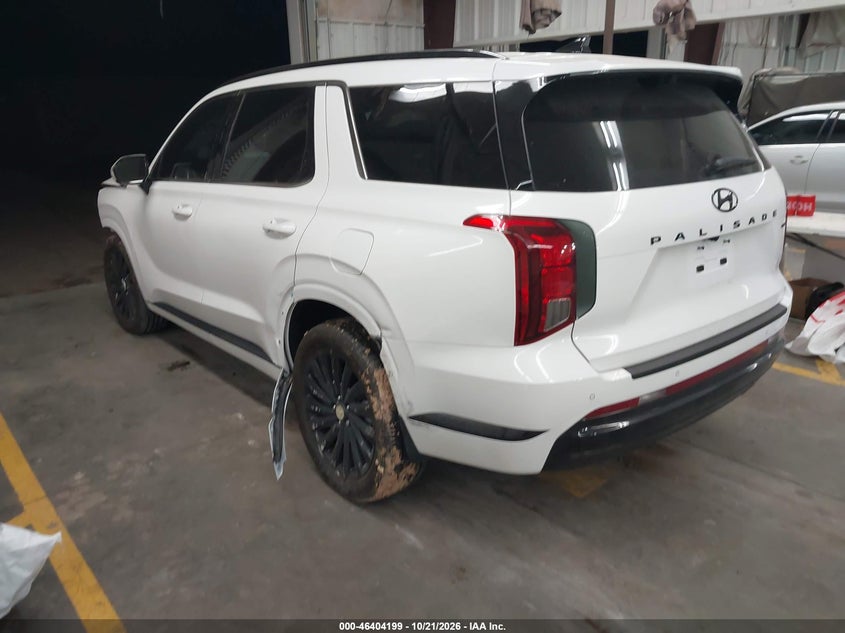 Vin: km8r7dge8su918792, lot: 46904557, hyundai palisade calligraphy night edition 20253