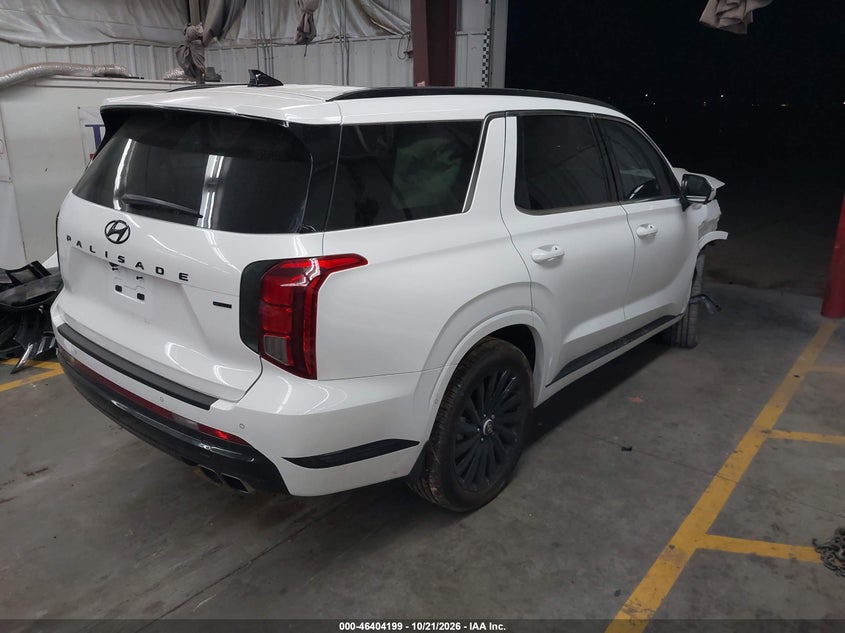 Vin: km8r7dge8su918792, lot: 46904557, hyundai palisade calligraphy night edition 20254