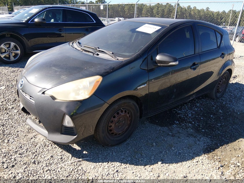 Vin: jtdkdtb37c1510642, lot: 46904577, toyota prius c two 20122