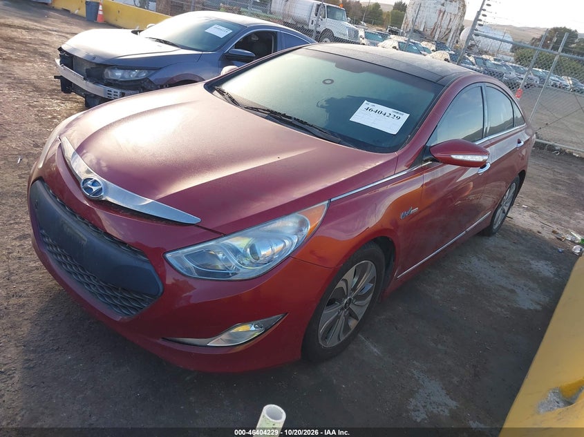 2015 Hyundai Sonata Hybrid Limited, Normal Wear & Tear, IAAI, VIN KMHEC4A46FA119868 — photo 2