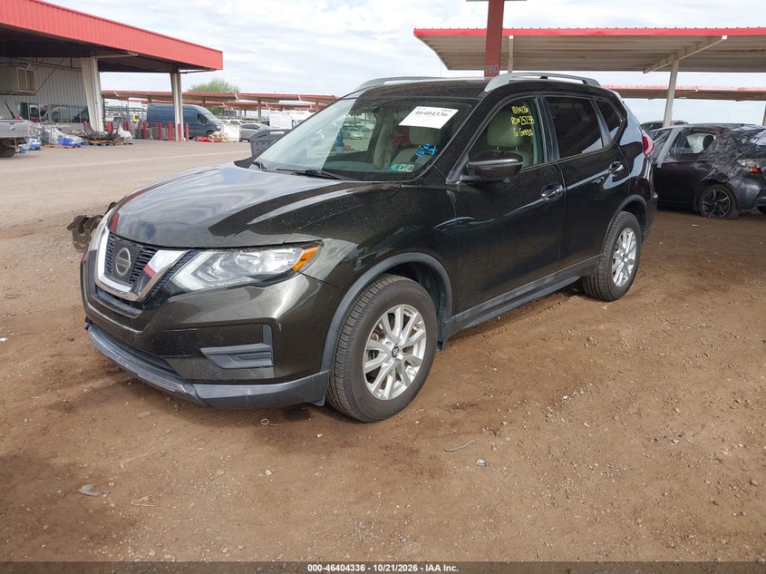 2017 Nissan Rogue Sv, Right Side, IAAI, VIN 5N1AT2MV0HC828536 — photo 2