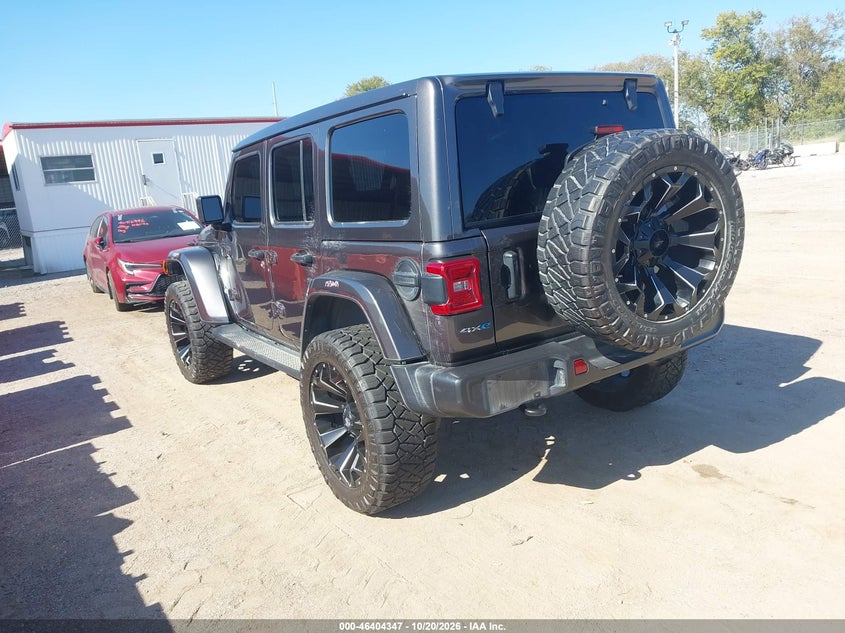 Vin: 1c4jjxp64mw698474, lot: 46904705, jeep wrangler 4xe unlimited sahara 4x4 20213