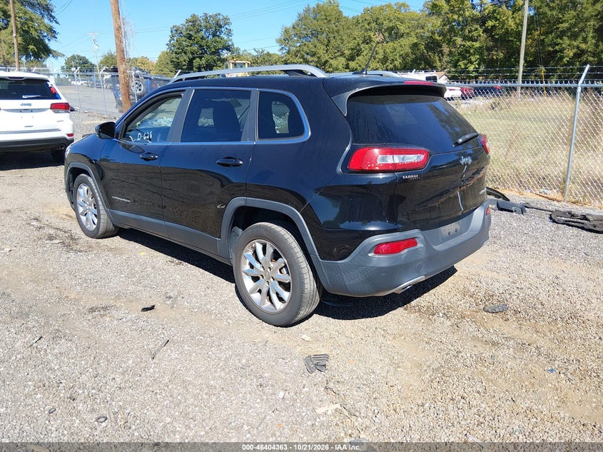 Vin: 1c4pjldb0ew227069, lot: 46904721, jeep cherokee limited 20143