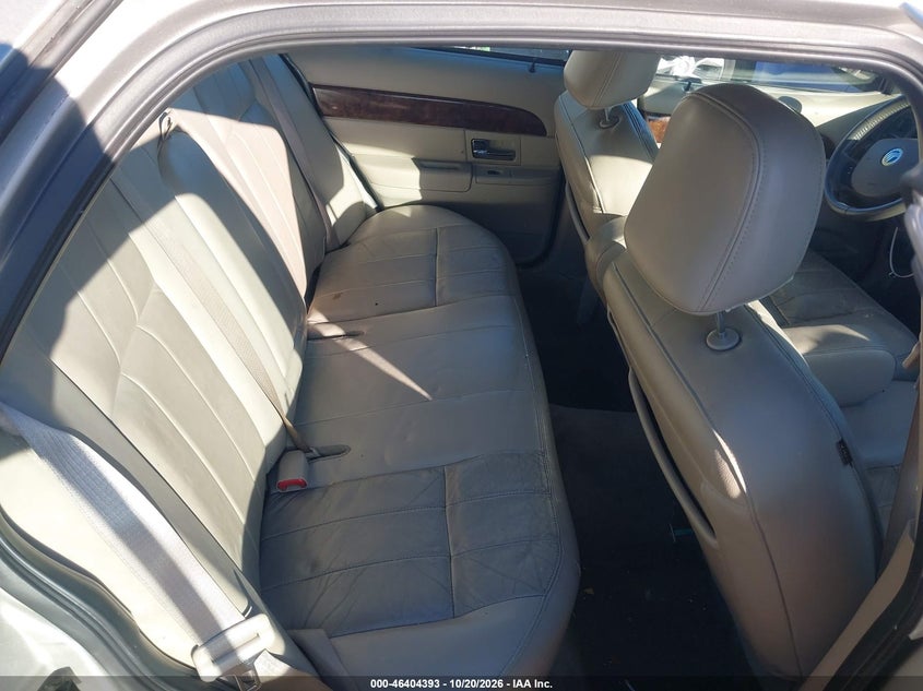 MERCURY GRAND MARQUIS 2009 VIN 2MEHM75V99X622050