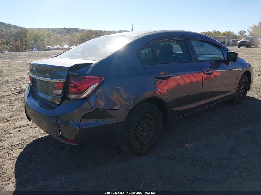 Vin: 19xfb2f84fe224983, lot: 46904809, honda civic ex 20154