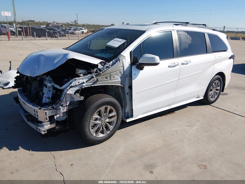 Vin: 5tdyrkec2ts334863, lot: 46904820, toyota sienna xle 20262