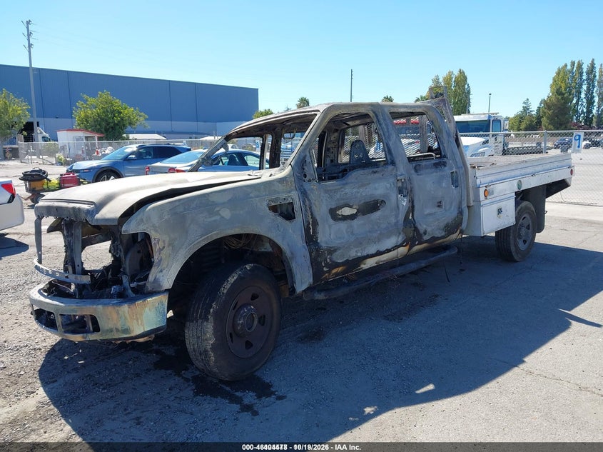 2008 Ford F-250 Fx4/Harley-Davidson/King Ranch/Lariat/Xl/Xlt, Total Burn, IAAI, VIN 1FTSW21R18EE01264 — photo 2