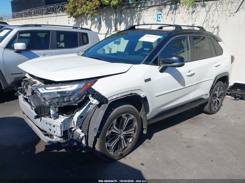 Vin: jtmeb3fv9nd095176, lot: 46904837, toyota rav4 prime xse 20222