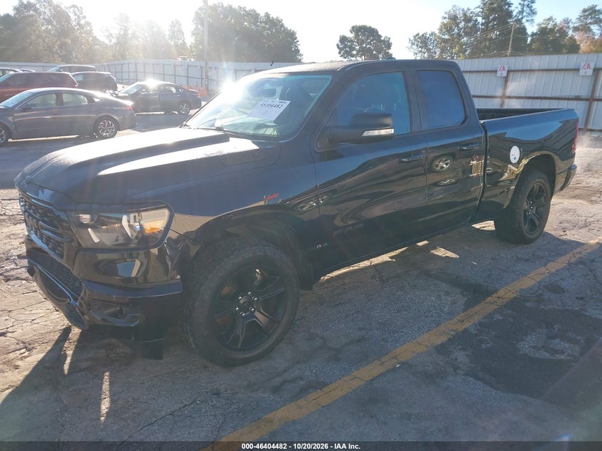 Vin: 1c6rrebt1nn219133, lot: 46904840, ram 1500 big horn  4x2 6'4 box 20222