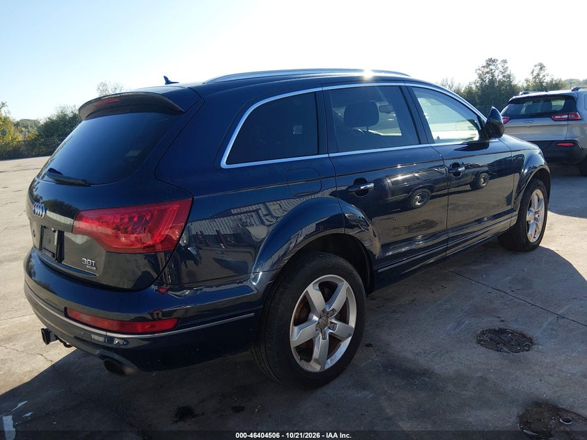 Vin: wa1lgafe0ed007445, lot: 46904864, audi q7 3.0t premium 20143