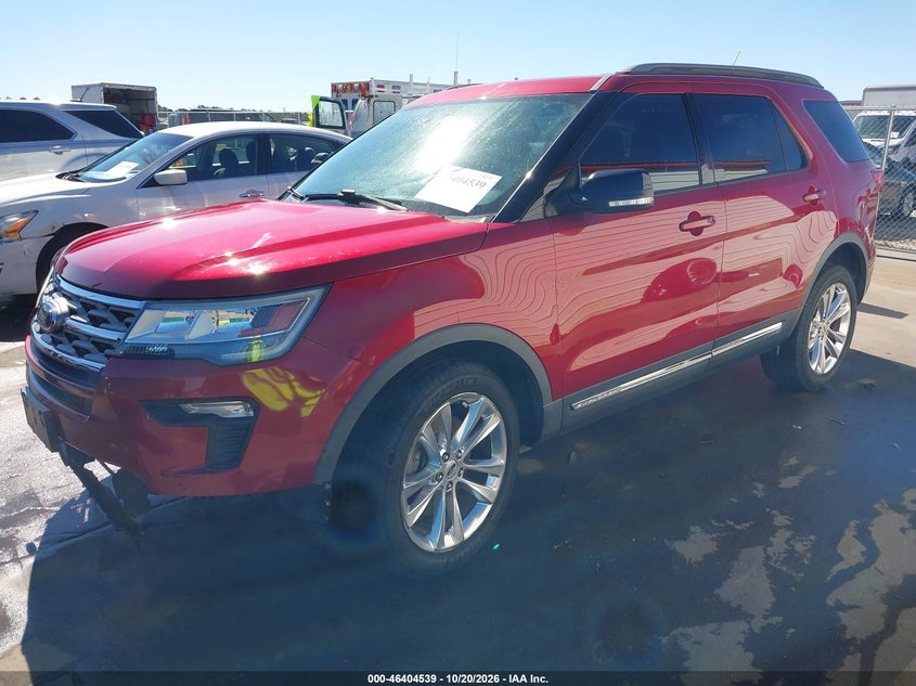 Vin: 1fm5k8d86jga95330, lot: 46904897, ford explorer xlt 20182