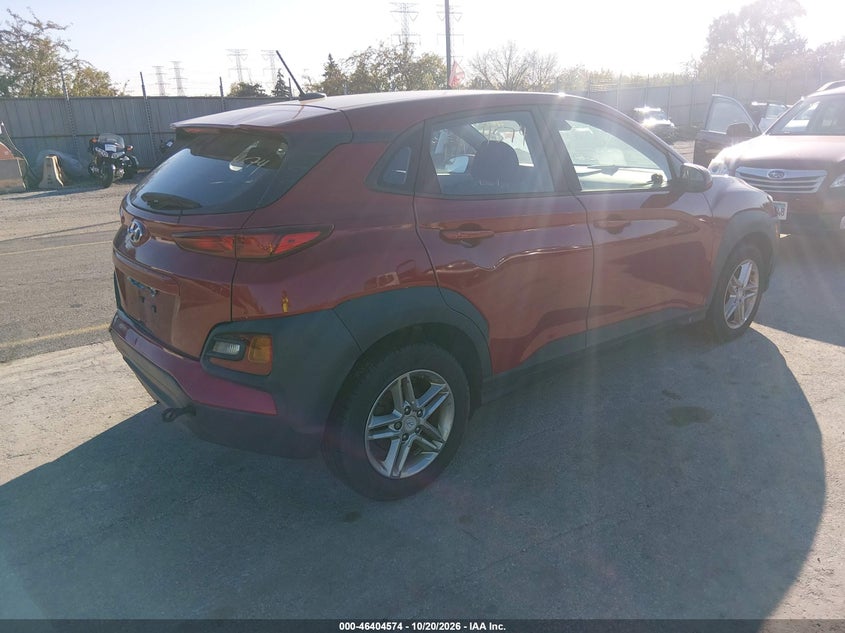 Vin: km8k12aa9ku223542, lot: 46904932, hyundai kona se 20194