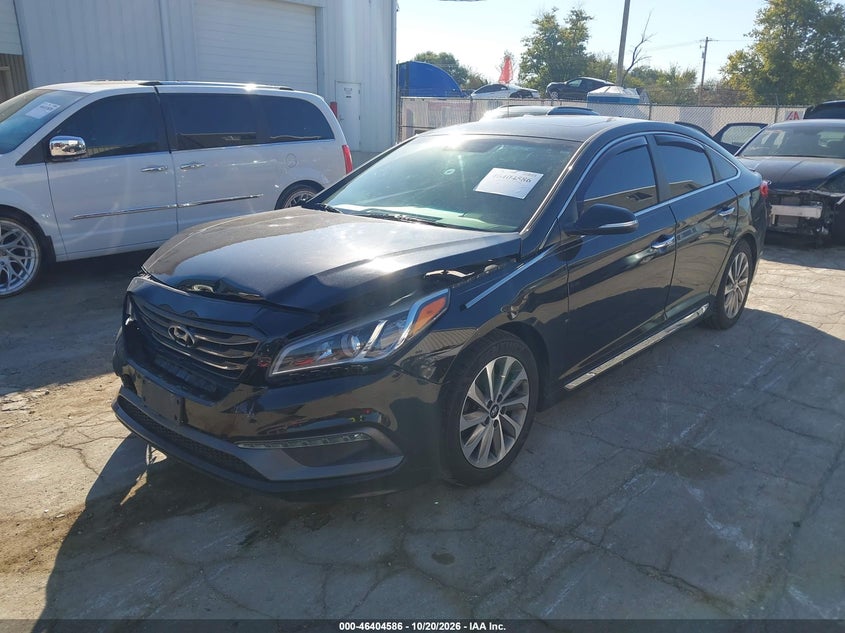 Vin: 5npe34afxhh535486, lot: 46904944, hyundai sonata sport 20172