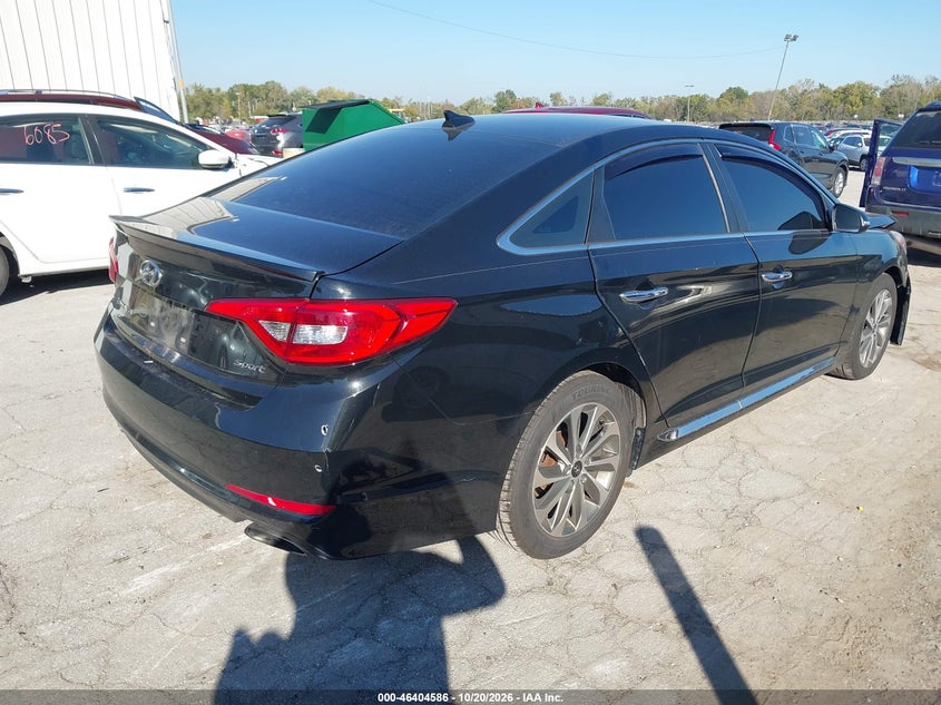 Vin: 5npe34afxhh535486, lot: 46904944, hyundai sonata sport 20174