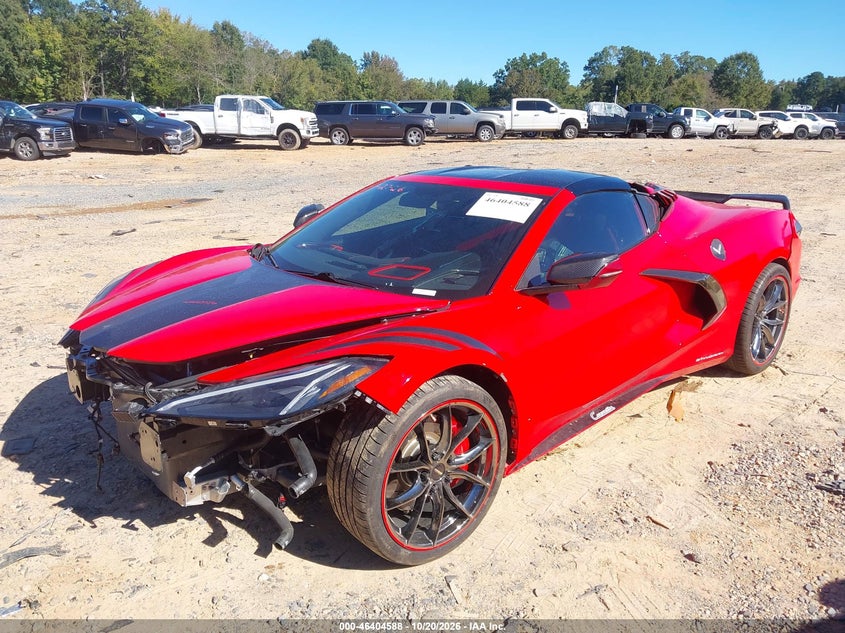 Vin: 1g1yb2d40m5116872, lot: 46904946, chevrolet corvette stingray rwd  2lt 20212