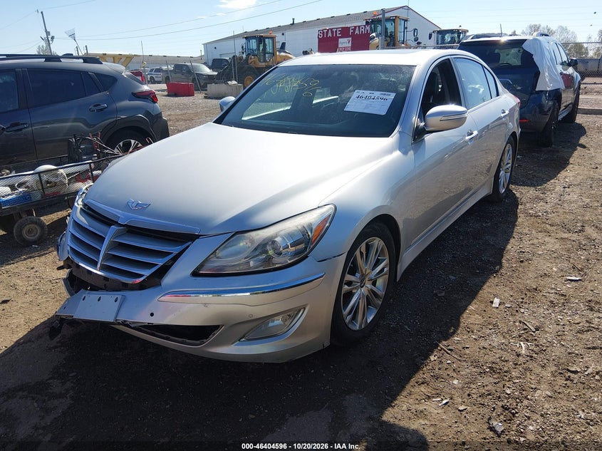 Vin: kmhgc4dd0cu167283, lot: 46904954, hyundai genesis 3.8 20122