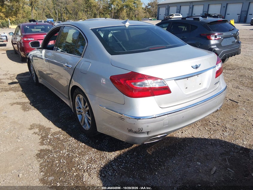 Vin: kmhgc4dd0cu167283, lot: 46904954, hyundai genesis 3.8 20123