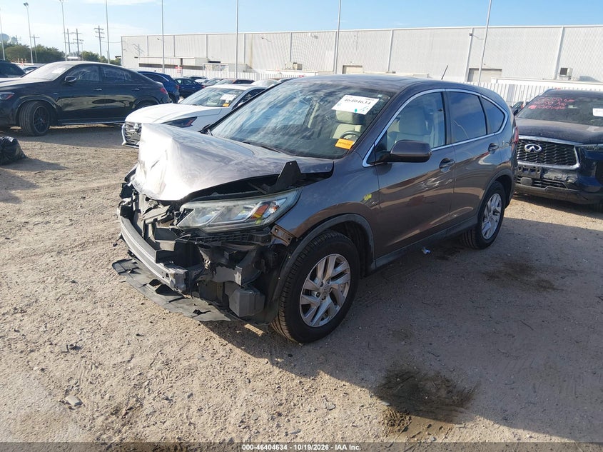 2016 Honda Cr-V Ex, Удар спереди, IAAI, VIN 3CZRM3H5XGG710584 — фото 2