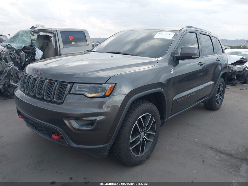 Vin: 1c4rjflt8jc309275, lot: 46905005, jeep grand cherokee trailhawk 4x4 20182
