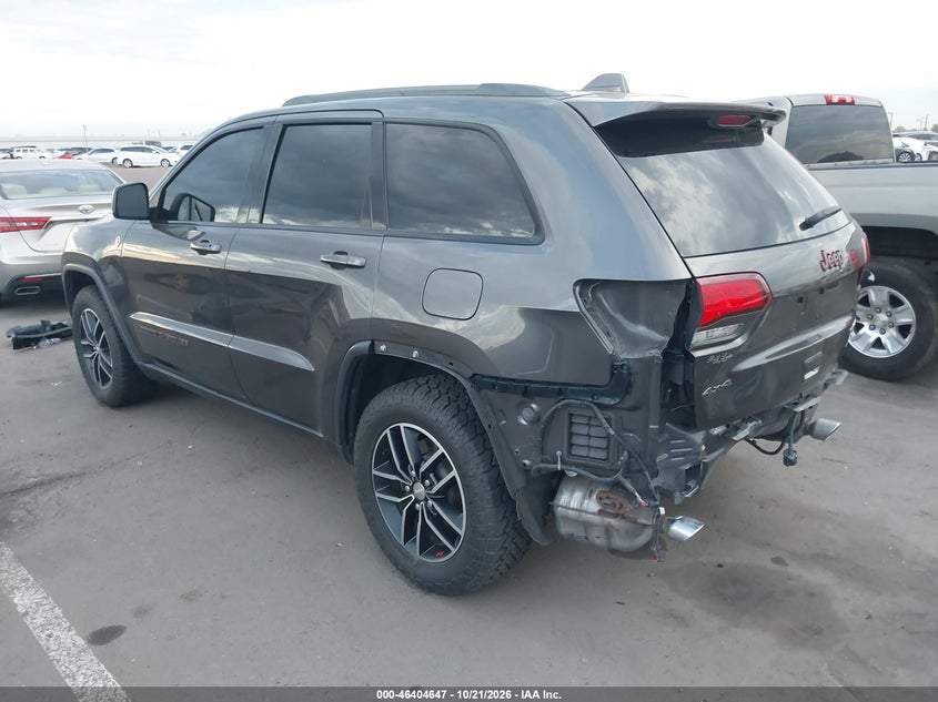 Vin: 1c4rjflt8jc309275, lot: 46905005, jeep grand cherokee trailhawk 4x4 20183