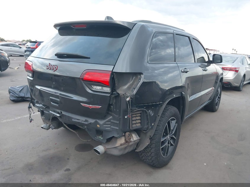 Vin: 1c4rjflt8jc309275, lot: 46905005, jeep grand cherokee trailhawk 4x4 20184