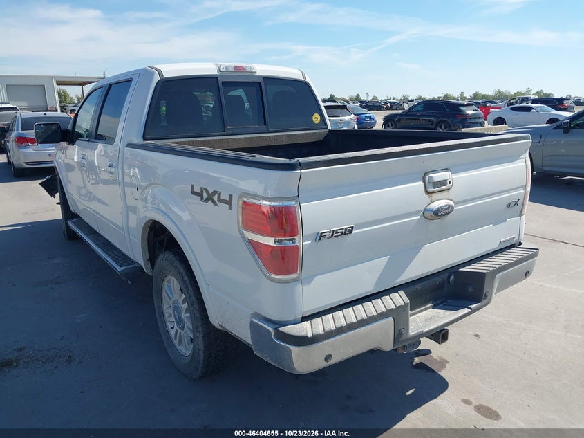 Vin: 1ftfw1ef0dfb75170, lot: 46905013, ford f-150 lariat 20133