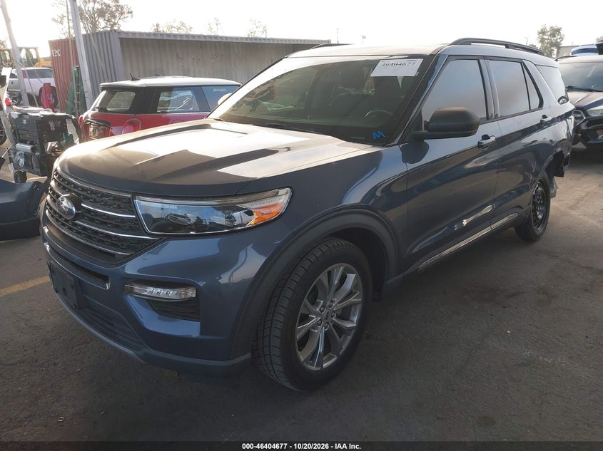 Vin: 1fmsk7dh7mgb21063, lot: 46905035, ford explorer xlt 20212