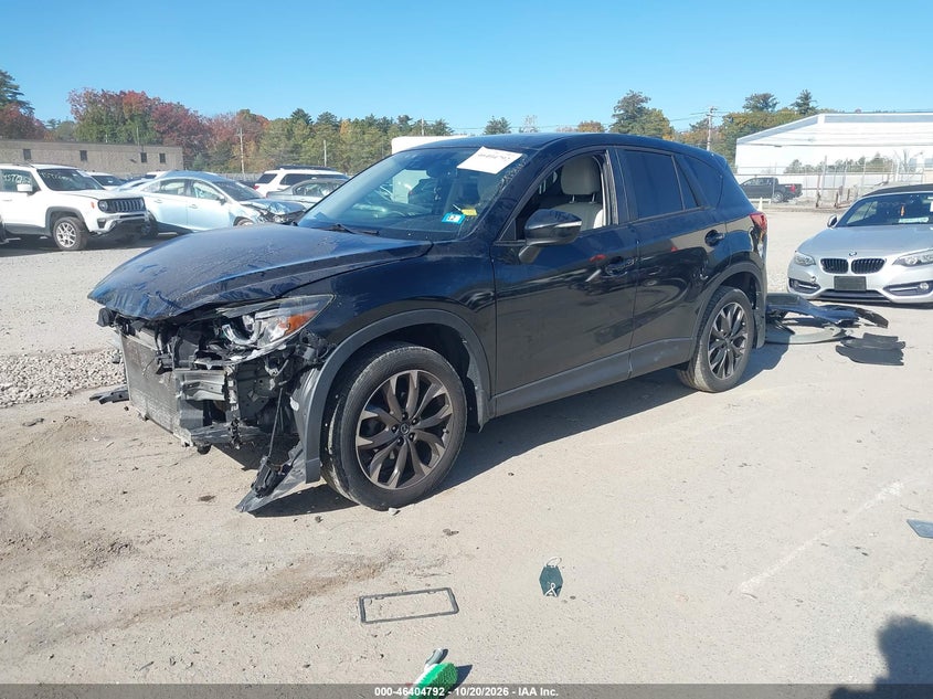 Vin: jm3ke2dy1g0785605, lot: 46905150, mazda cx-5 grand touring 20162
